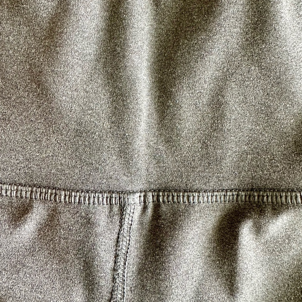 RBX High Waisted Biker Shorts Gray Athletic Compression Pockets Size M - Picture 4 of 4